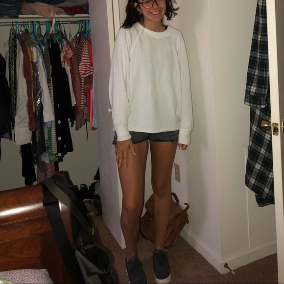 free people denim black shorts - Picture 2 of 5